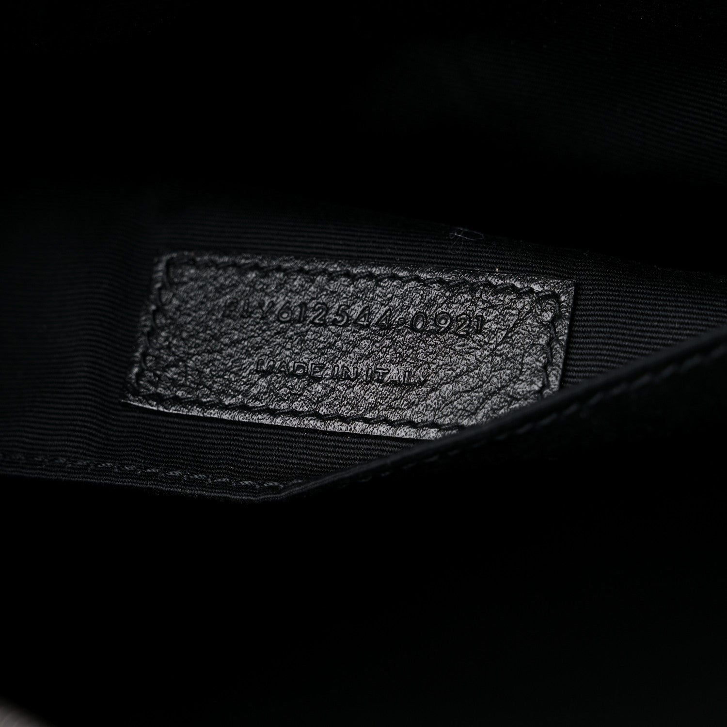 Saint Laurent Calfskin Matelasse Monogram Lou Camera Bag Black 7 of 9
