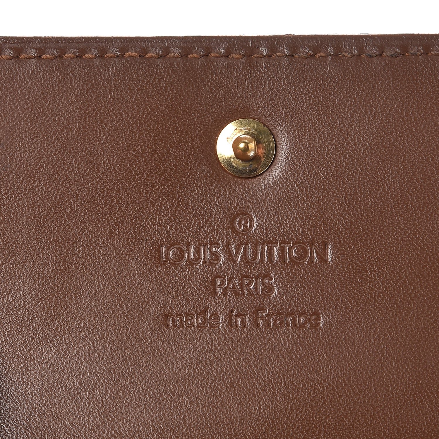 Louis Vuitton Vernis Elise Wallet Bronze 11 of 13