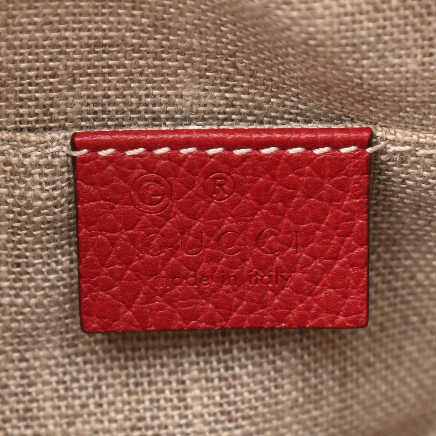 Monogram Mini Bree Messenger Bag Red