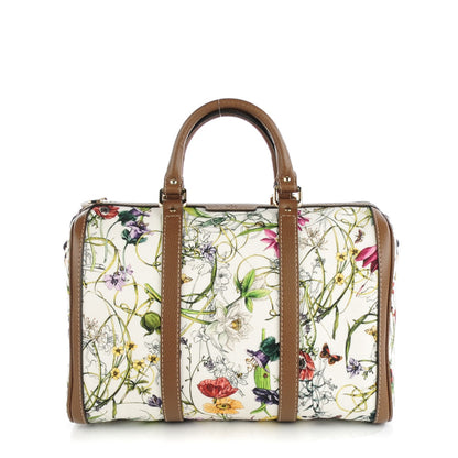 Gucci Canvas Flora Infinity Medium Joy Boston White Multicolor Acero 1 of 7