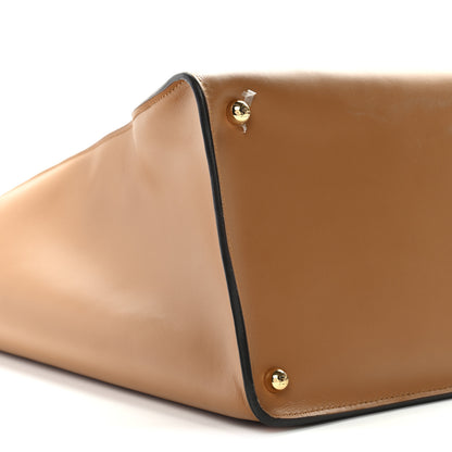 Fendi Vitello King Large Fendi Way Tote Caramello 9 of 10