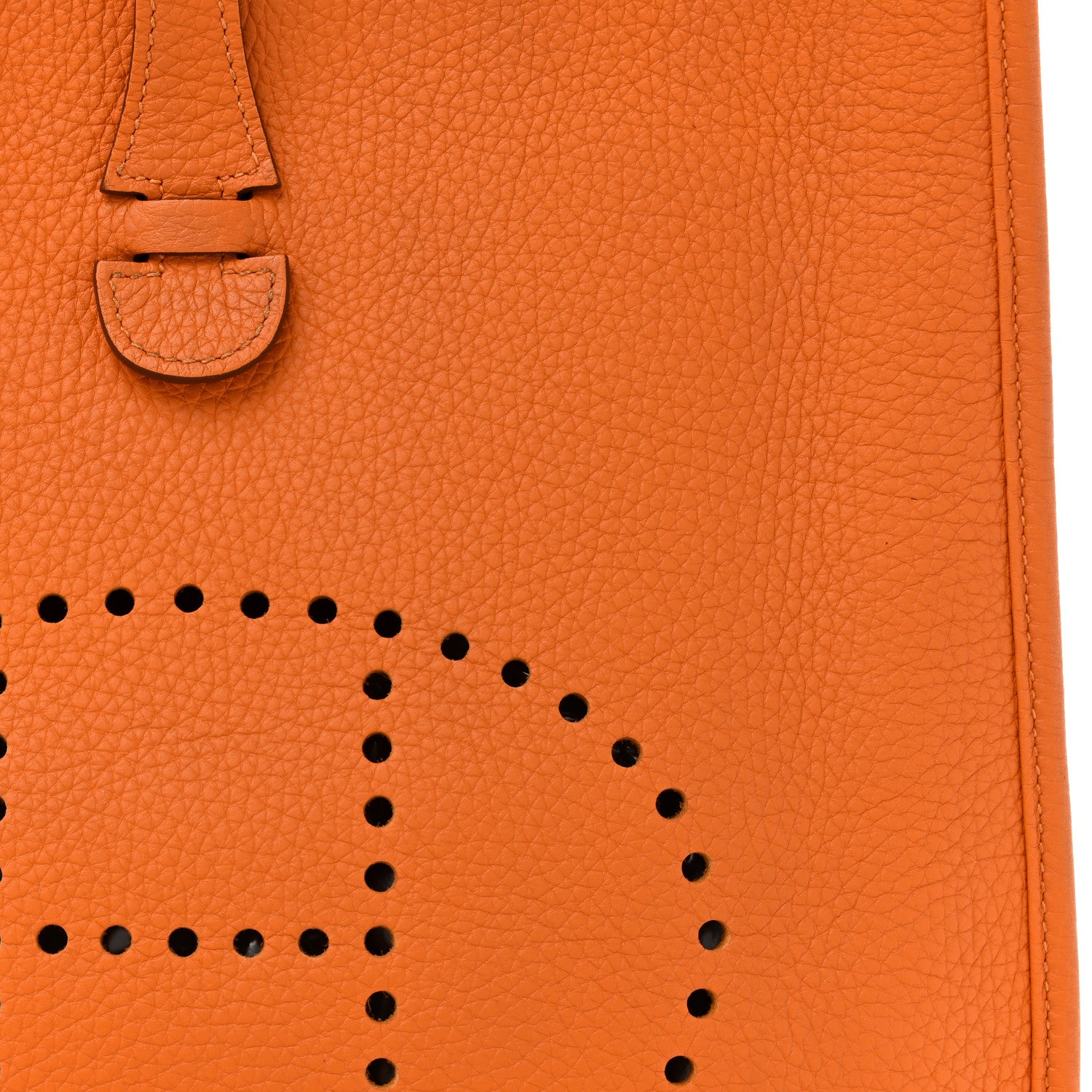 Hermes Taurillon Clemence Evelyne PM Orange 8 of 15