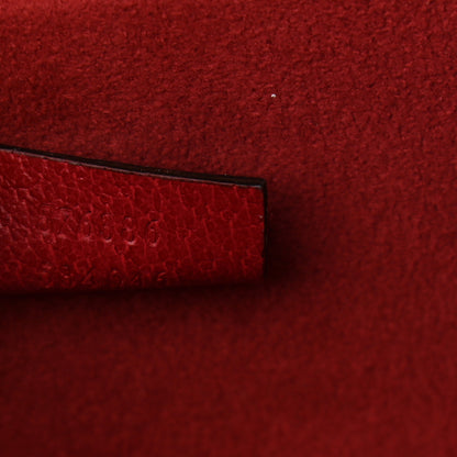 Gucci GG Supreme Monogram Flora Padlock Jewelry Case Red 10 of 14