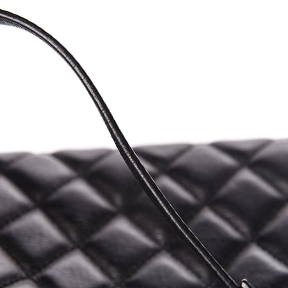 Chanel Calfskin Quilted Small Chic and Soft Shopping Tote Black 8 of 14