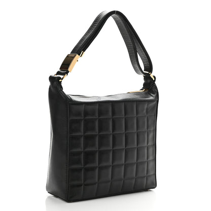 Chanel Lambskin Quilted Small Chocolate Bar Shoulder Bag Black 3 of 11