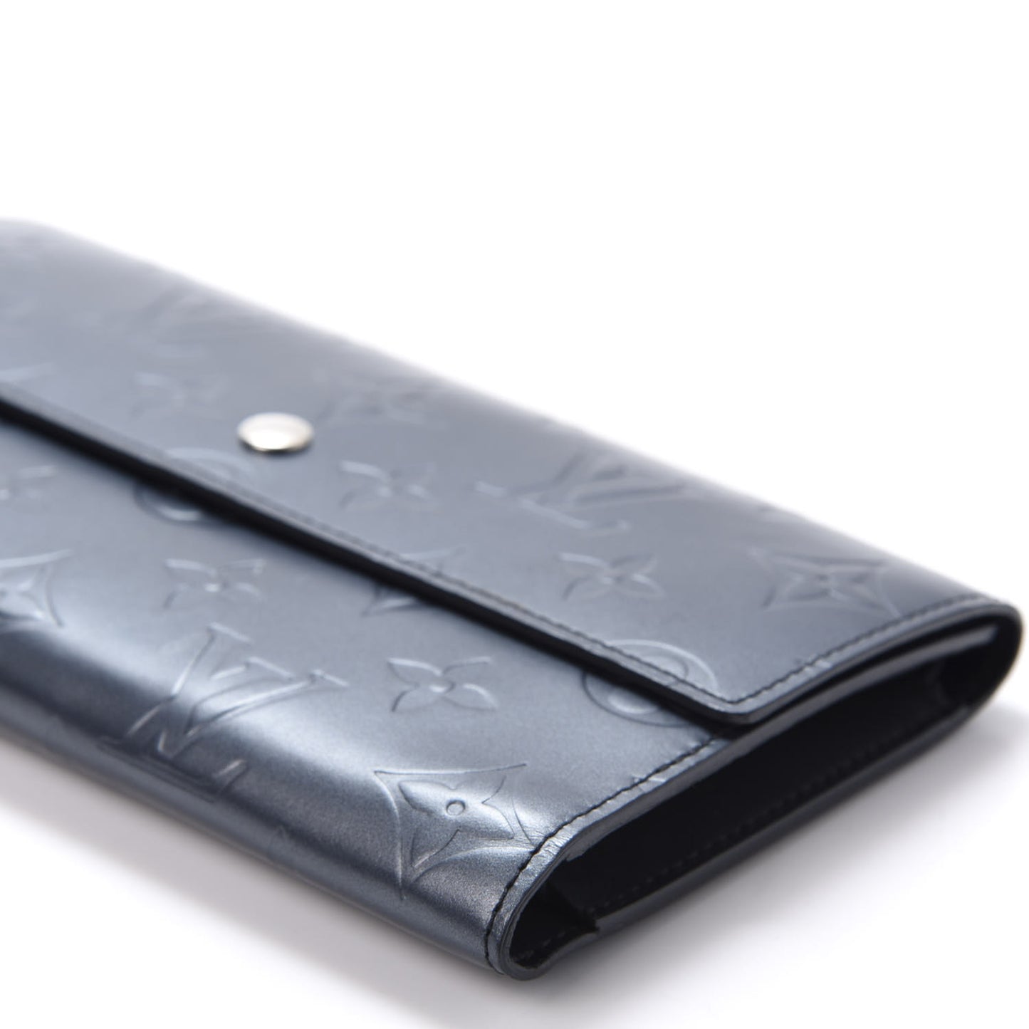 Mat Monogram Porte Tresor International Wallet Blue