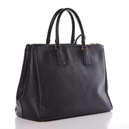 Prada Saffiano Large Galleria Double Zip Tote Black 3 of 8