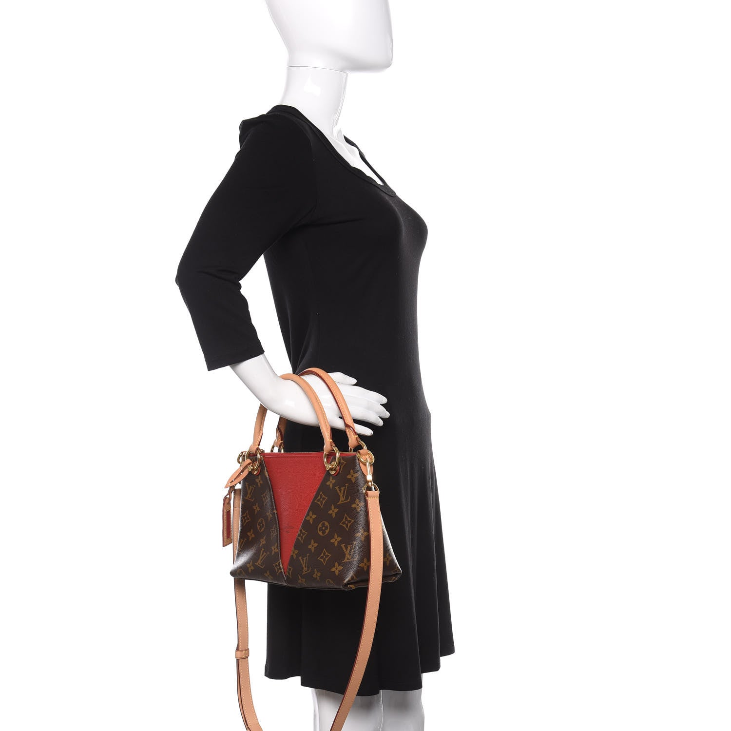 Louis Vuitton Monogram V Tote BB Cherry 3 of 10