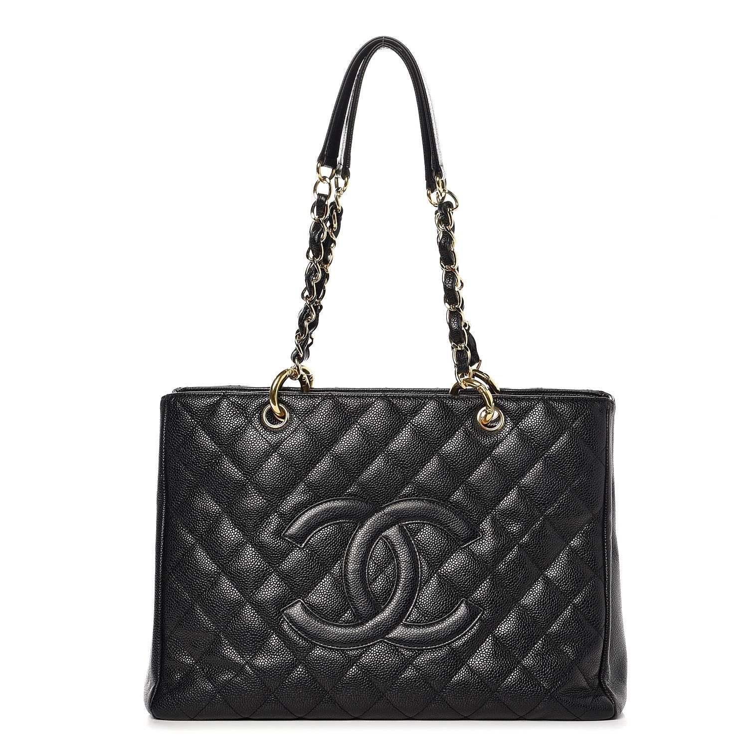 Chanel Caviar Quilted Grand Shopping Tote GST Black 1 of 13