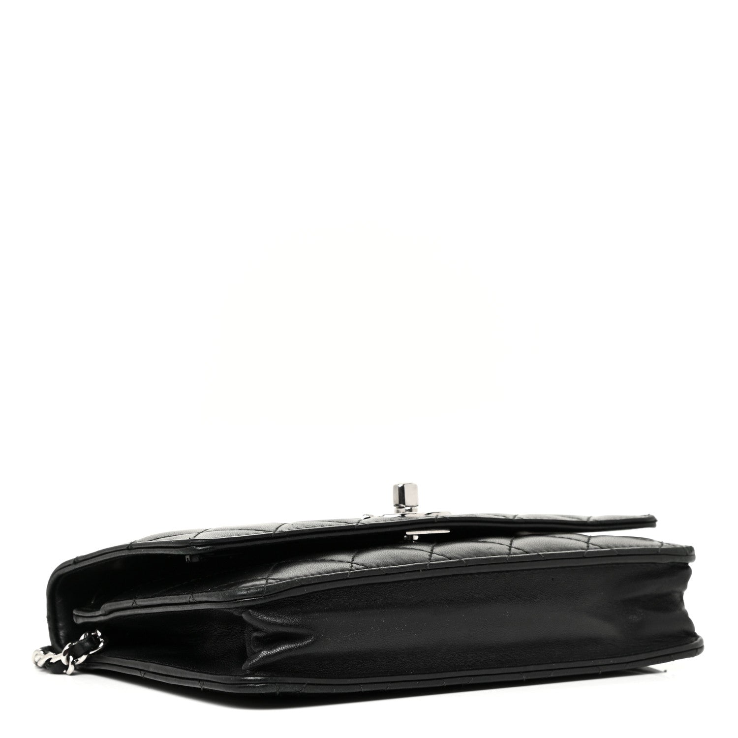 Chanel Lambskin Quilted Trendy CC Wallet On Chain WOC Black 3 of 22