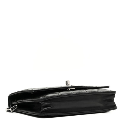 Chanel Lambskin Quilted Trendy CC Wallet On Chain WOC Black 3 of 22