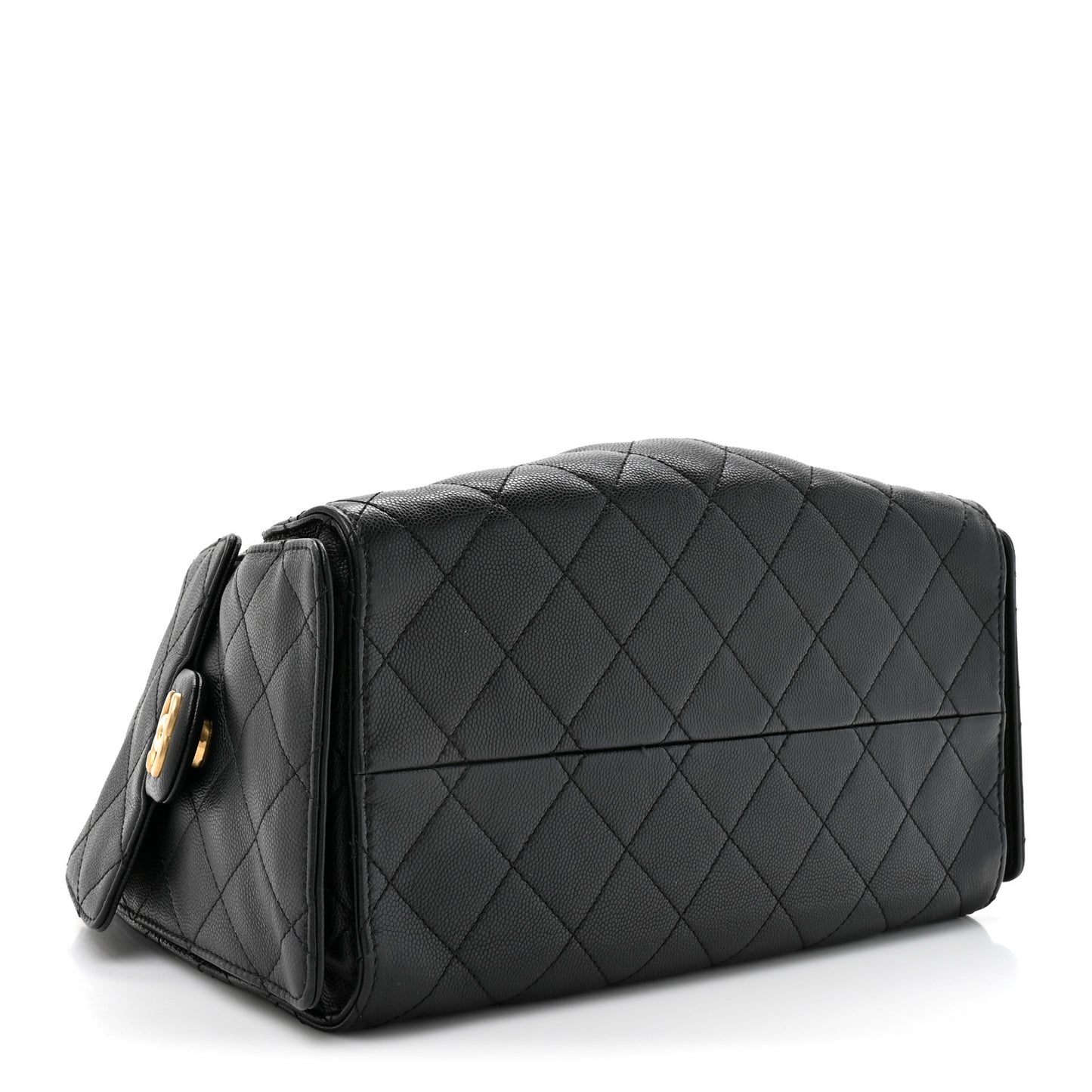 Caviar Quilted Small Chanel 25 Handbag Black
