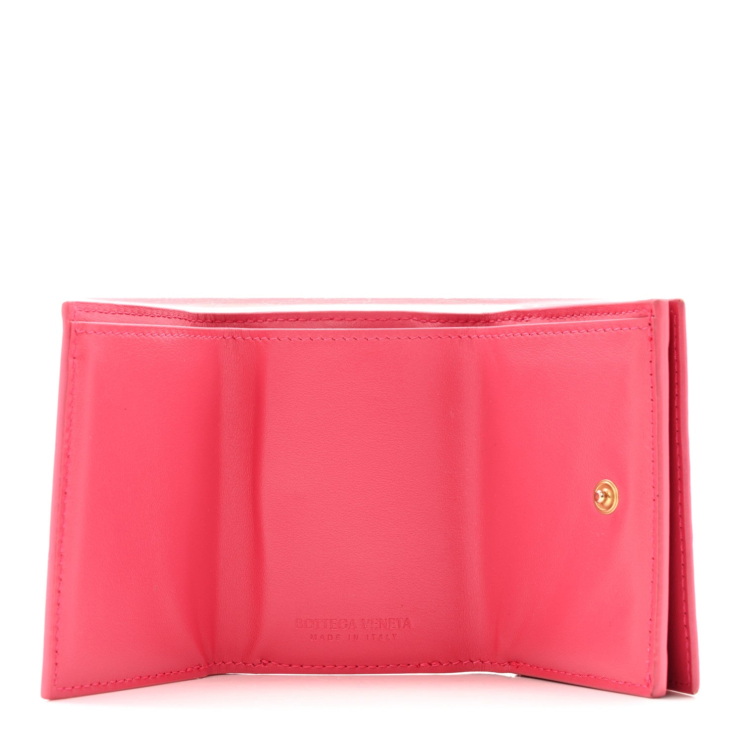 Bottega Veneta Nappa Intrecciato Trifold Wallet Cinnabar 5 of 12