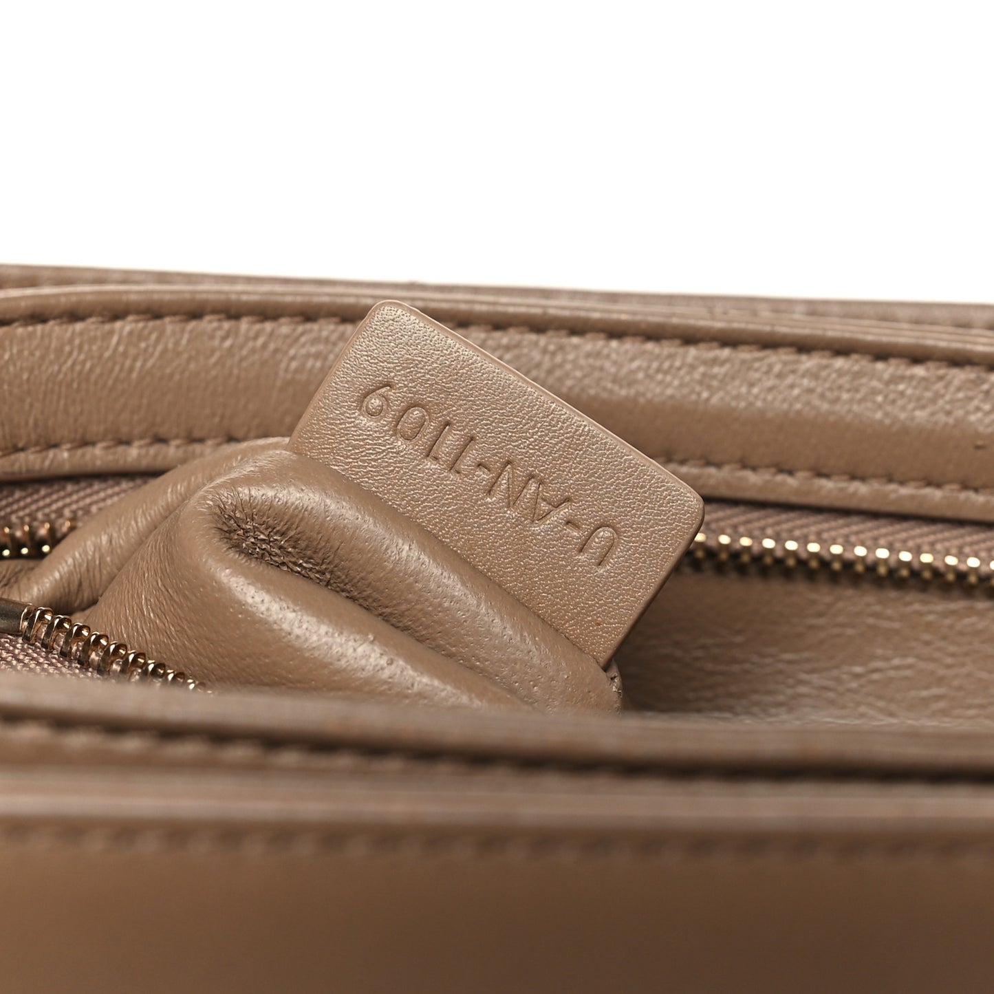 Shiny Calfskin Medium C Bag Light Camel
