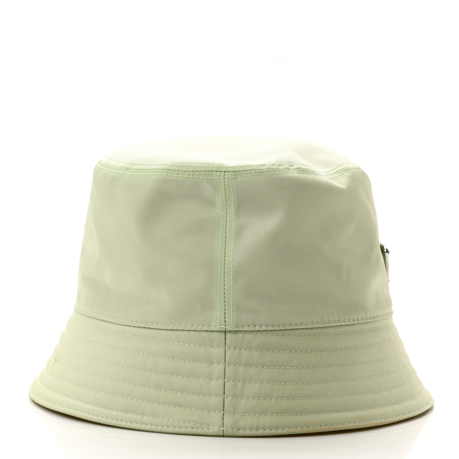 Prada Re-Nylon Metal Triangle Logo Womens Bucket Hat L Acqua 5 of 10
