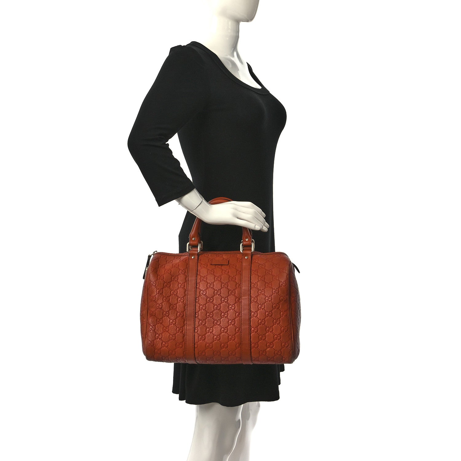 Gucci Guccissima Medium Joy Boston Saffron 2 of 18