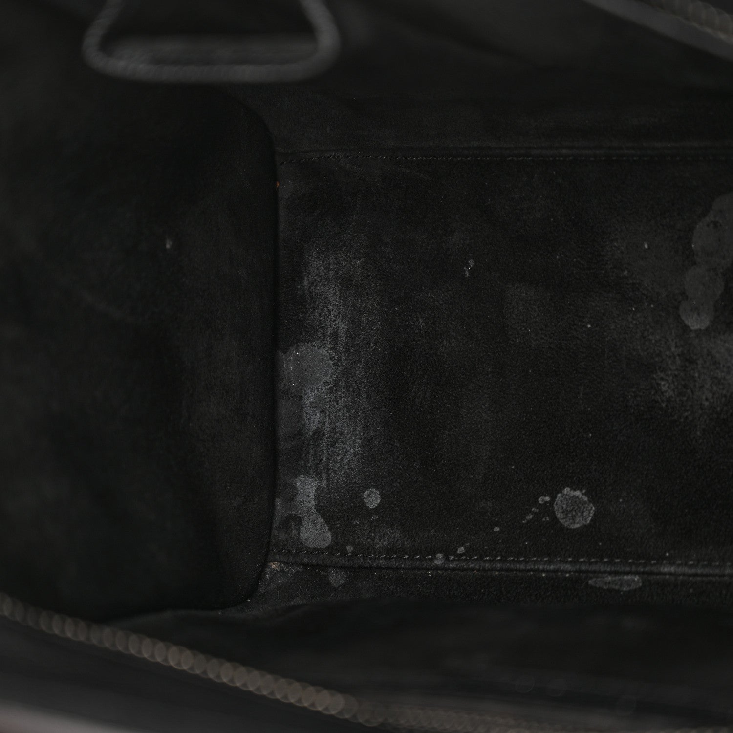 Celine Drummed Calfskin Micro Luggage Black 11 of 19