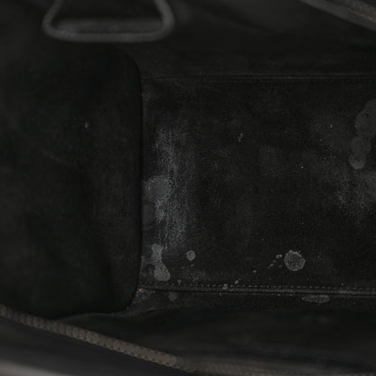 Celine Drummed Calfskin Micro Luggage Black 11 of 19
