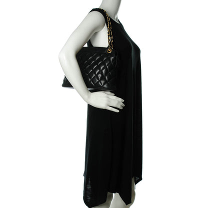 Chanel Lambskin Quilted Shoulder Bag Black 2 of 8