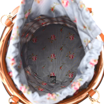 Gucci Wicker Bucket Bag Natural 5 of 8