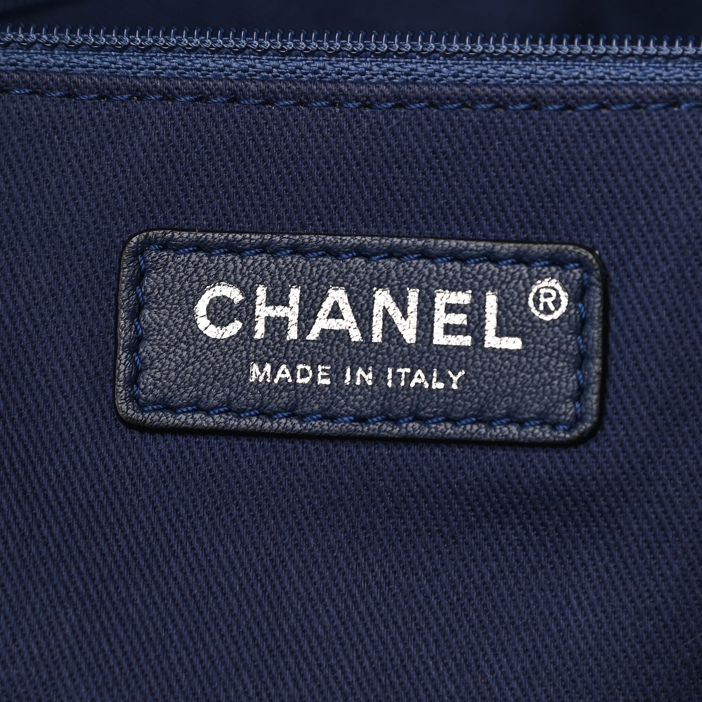 Woven Straw Raffia Small Deauville Tote Blue