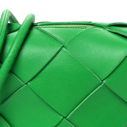 Bottega Veneta Lambskin Maxi Intrecciato Mini Cassette Camera Bag Parakeet 6 of 8
