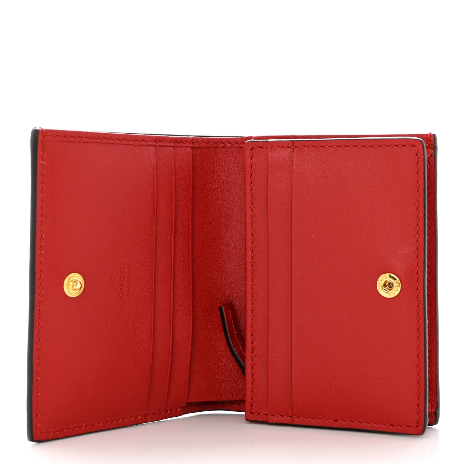 Gucci Soft GG Supreme Monogram Mystic Cat Card Case Wallet 5 of 8