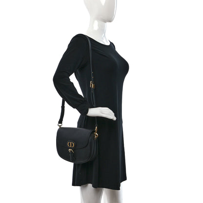 Christian Dior Grained Calfskin Medium Bobby Flap Black 2 of 9