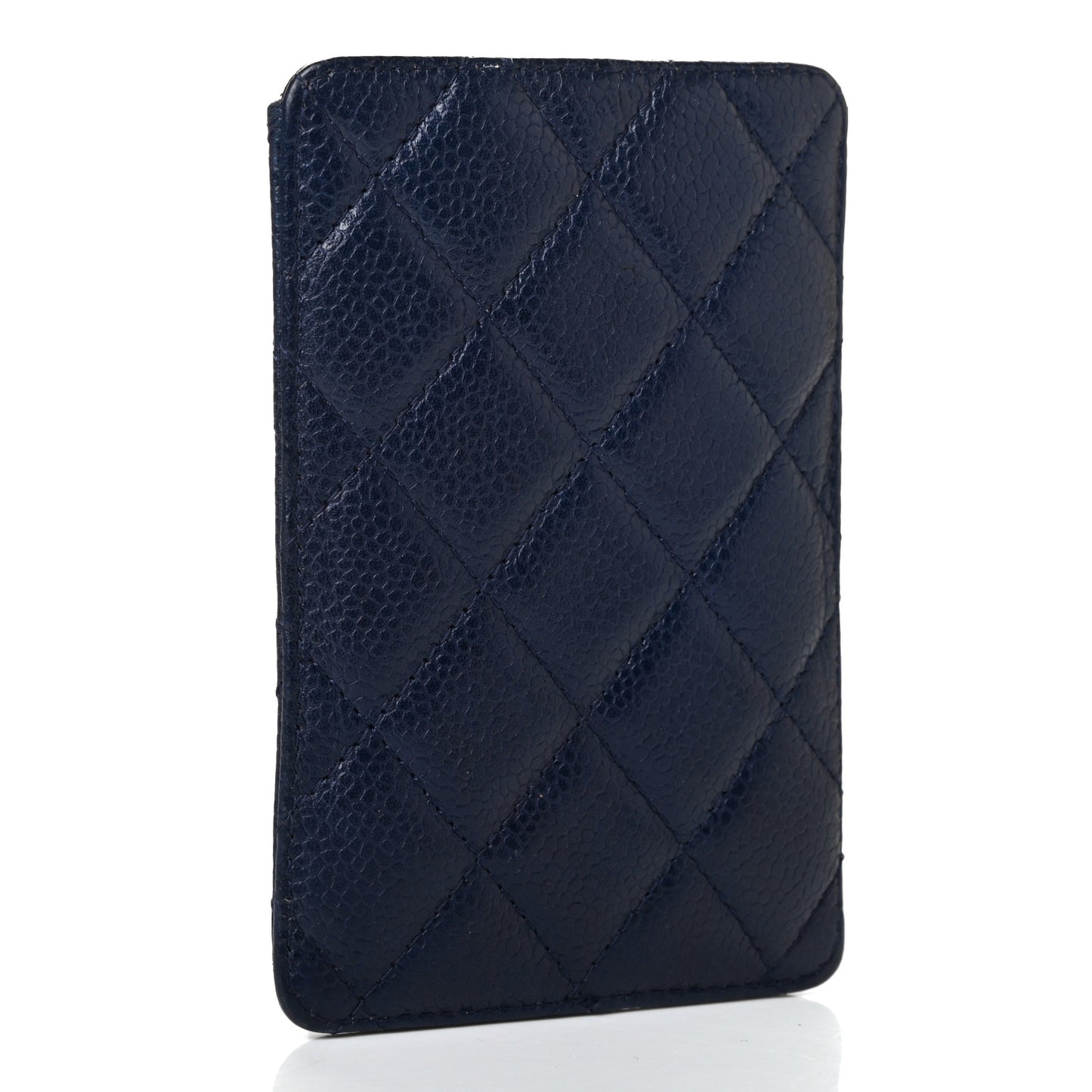 Caviar Quilted iPhone Case Blue