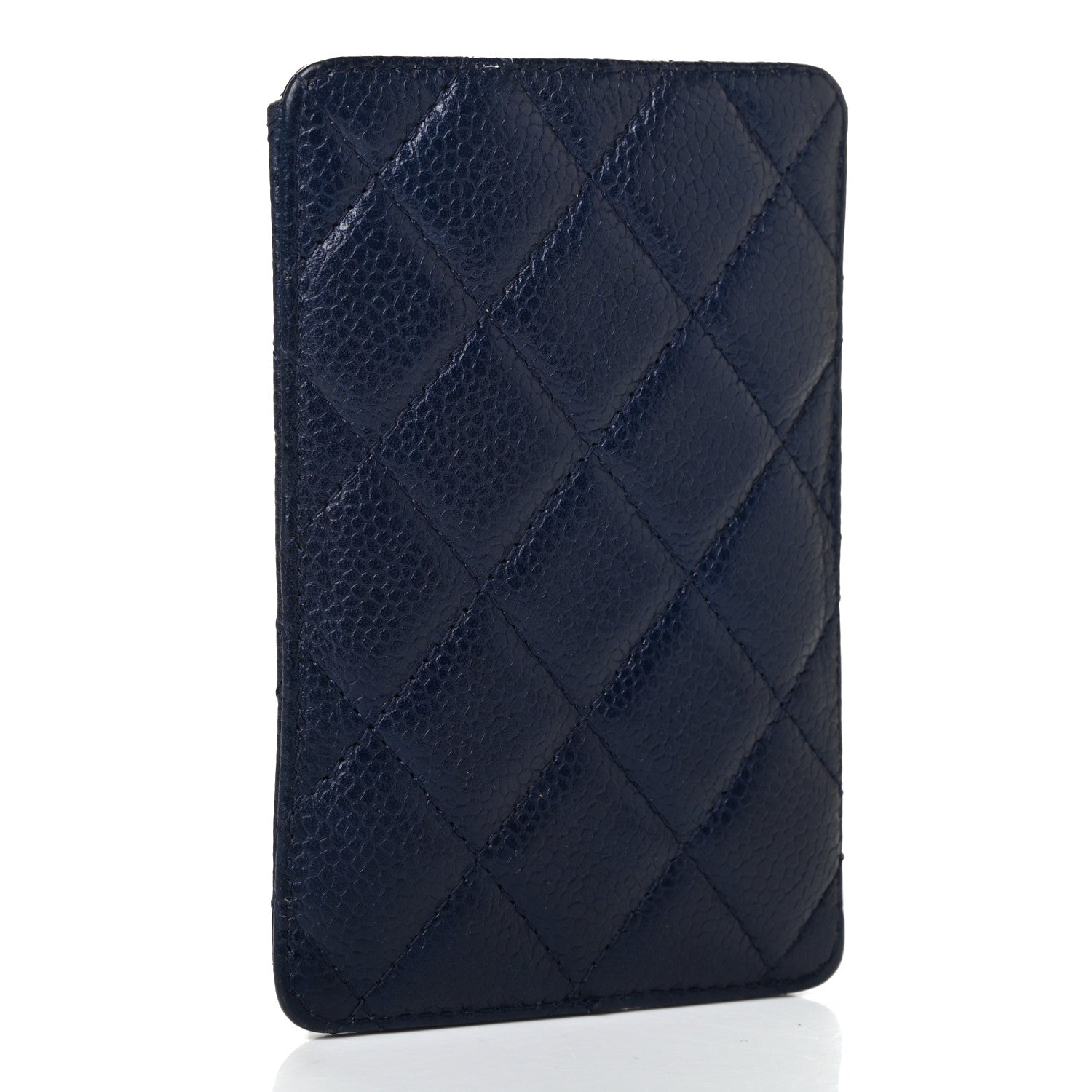 Chanel Caviar Quilted iPhone Case Blue 2 of 4