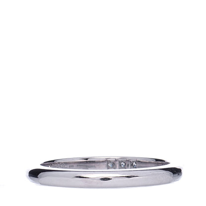 Tiffany Platinum Diamond 2mm Classic Wedding Band Ring 47 4 3 of 6