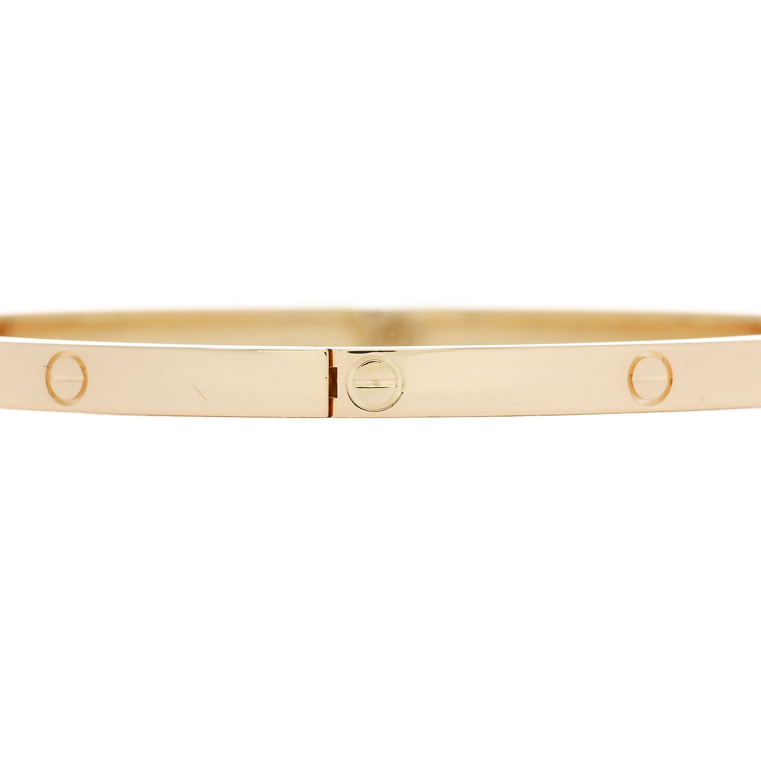 Cartier 18K Yellow Gold Small LOVE Bracelet 19 5 of 8