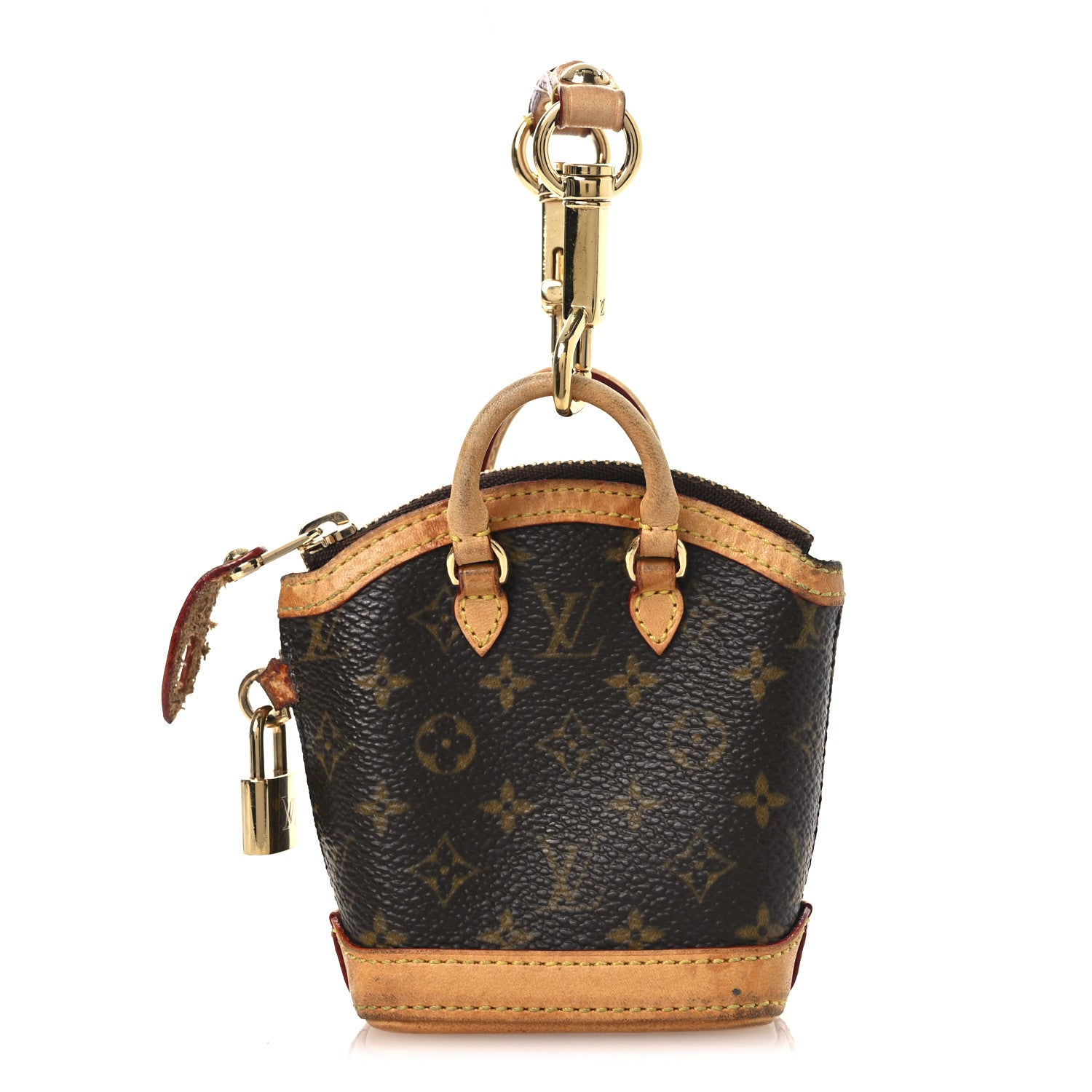 Louis Vuitton Mini Monogram Lockit Bag Charm 1 of 8