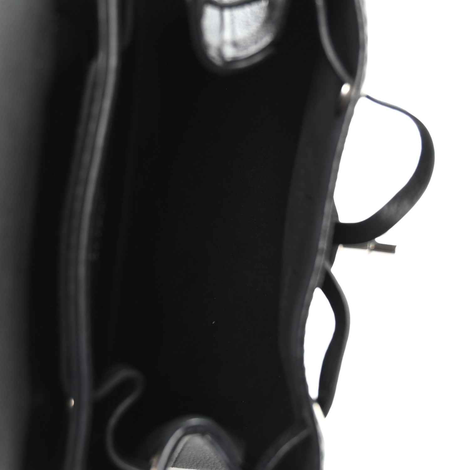 Louis Vuitton Calfskin Lockme Mini Backpack Black 4 of 10