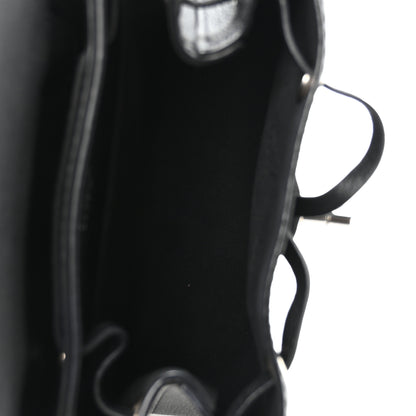 Louis Vuitton Calfskin Lockme Mini Backpack Black 4 of 10