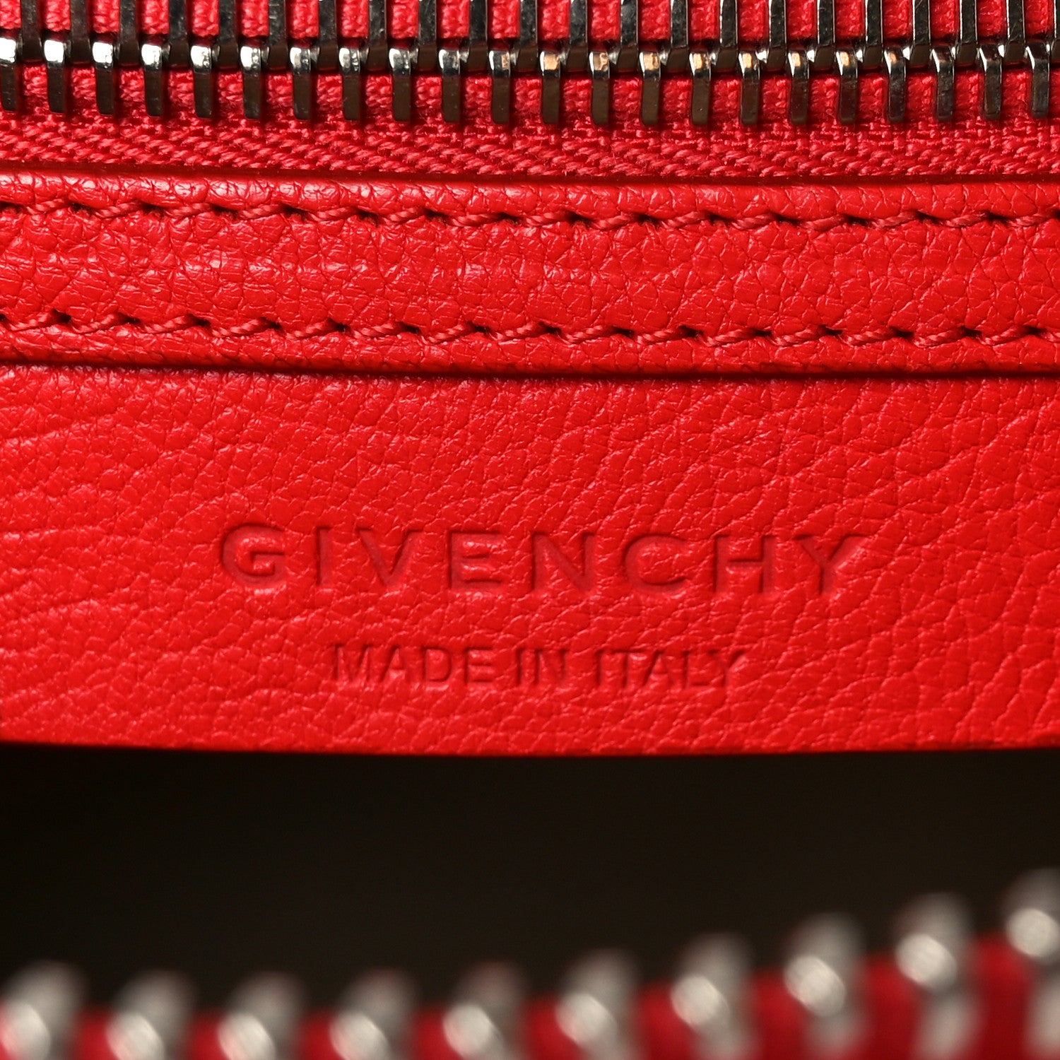 Givenchy Sugar Goatskin Mini Antigona Red 6 of 10