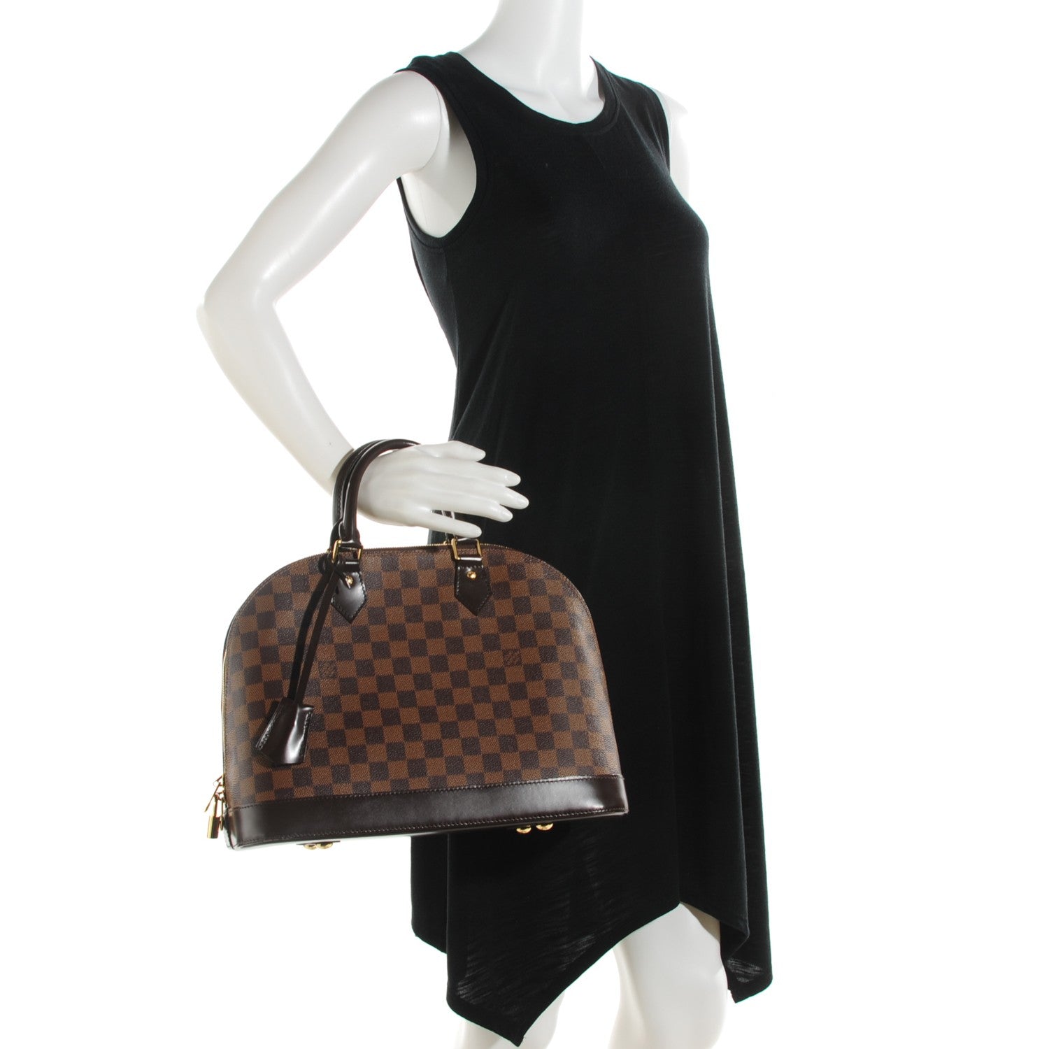 Louis Vuitton Damier Ebene Alma MM 2 of 9