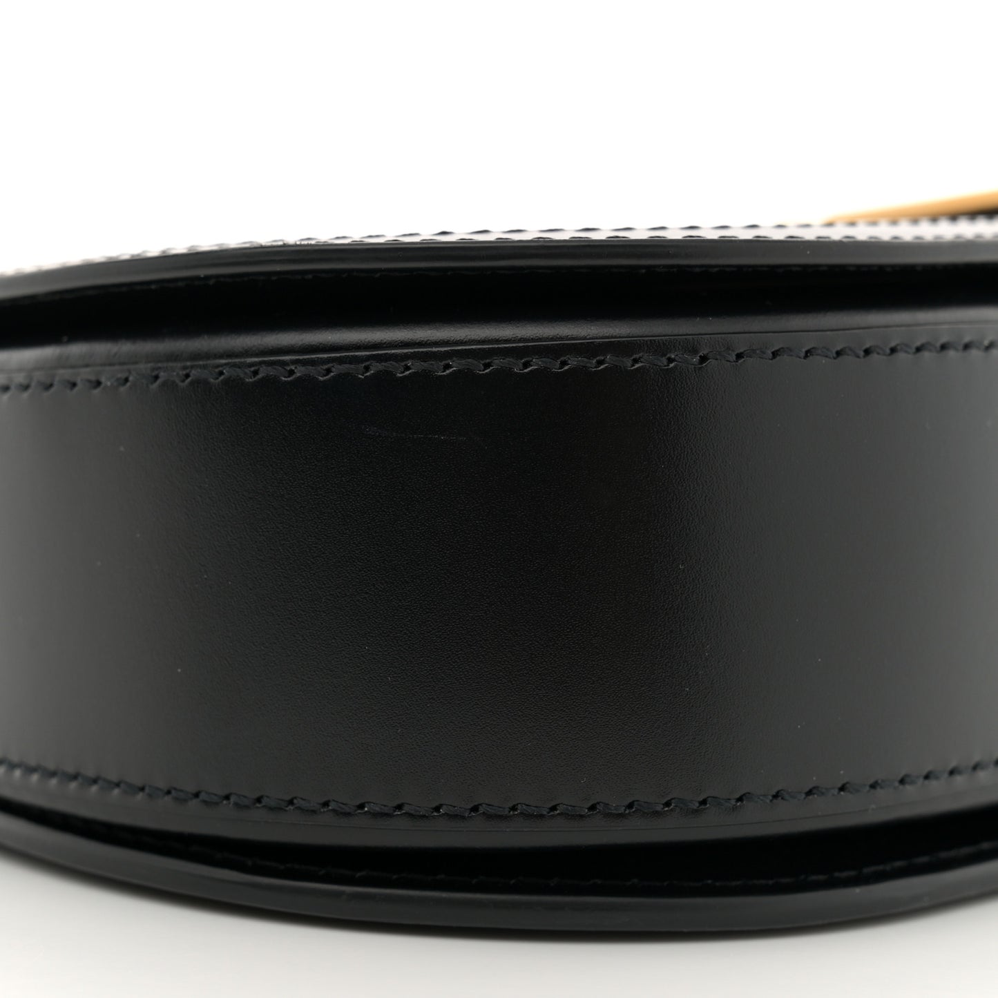 Calfskin Large Greca Goddess Shoulder Bag Black