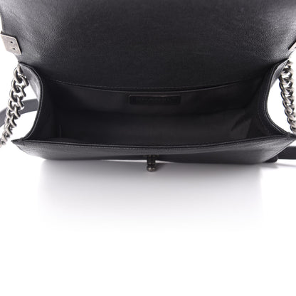 Chanel Iridescent Caviar Quilted Medium Boy Flap Black 5 of 11