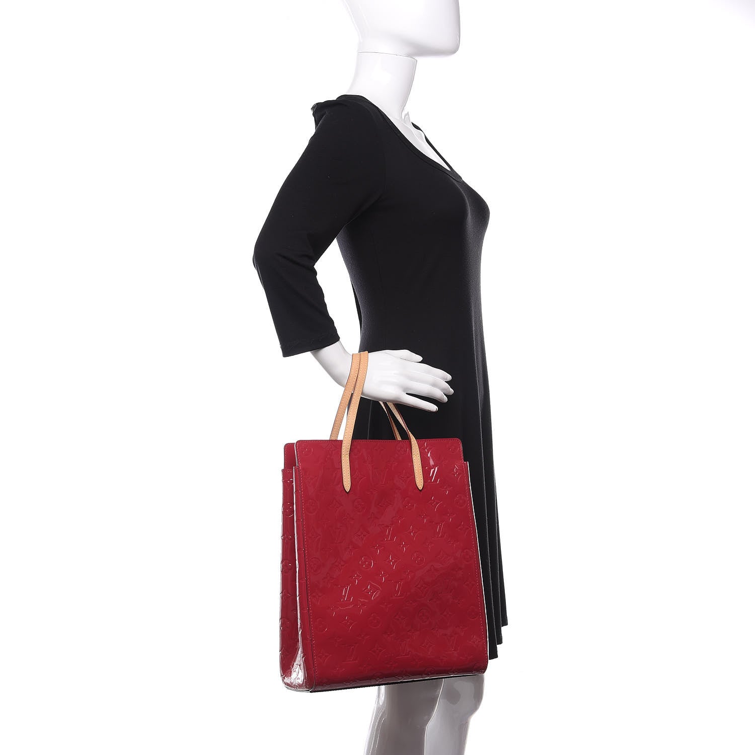 Louis Vuitton Vernis Catalina NS Rose Indien 2 of 12