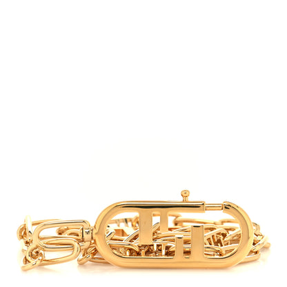 Fendi Metal O'Lock Strap You Gold 1 of 4