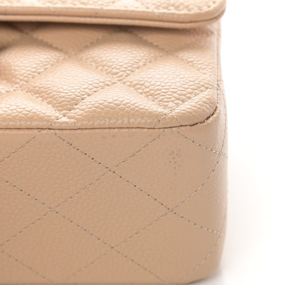 Chanel Caviar Quilted Medium Double Flap Beige Clair 5 of 5