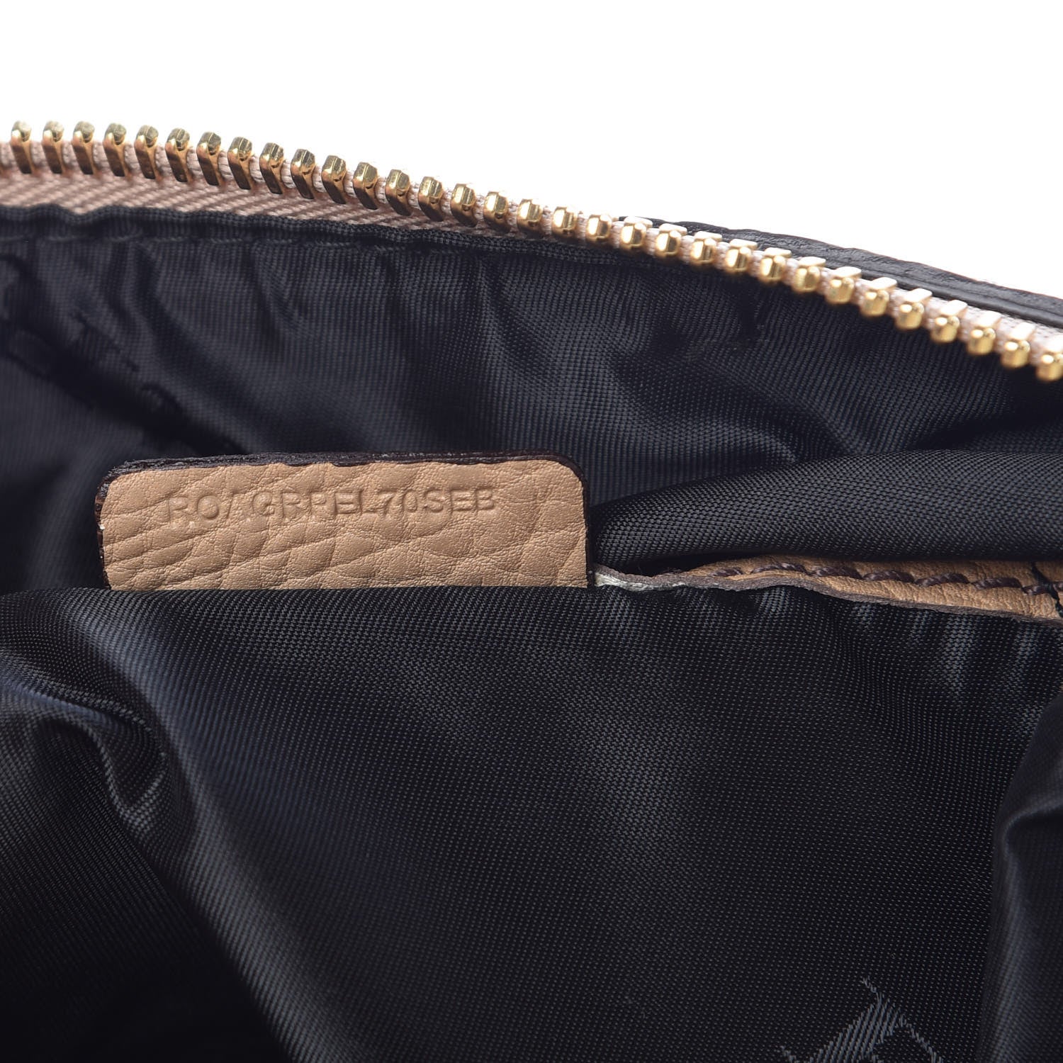 Burberry Canvas Calfskin Satchel Beige 9 of 10