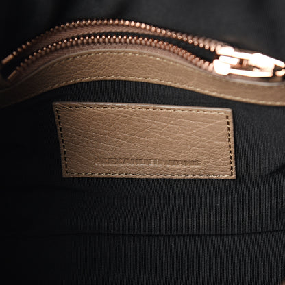 Alexander Wang Pebbled Lambskin Mini Rockie Latte Rose Gold Hardware 5 of 8