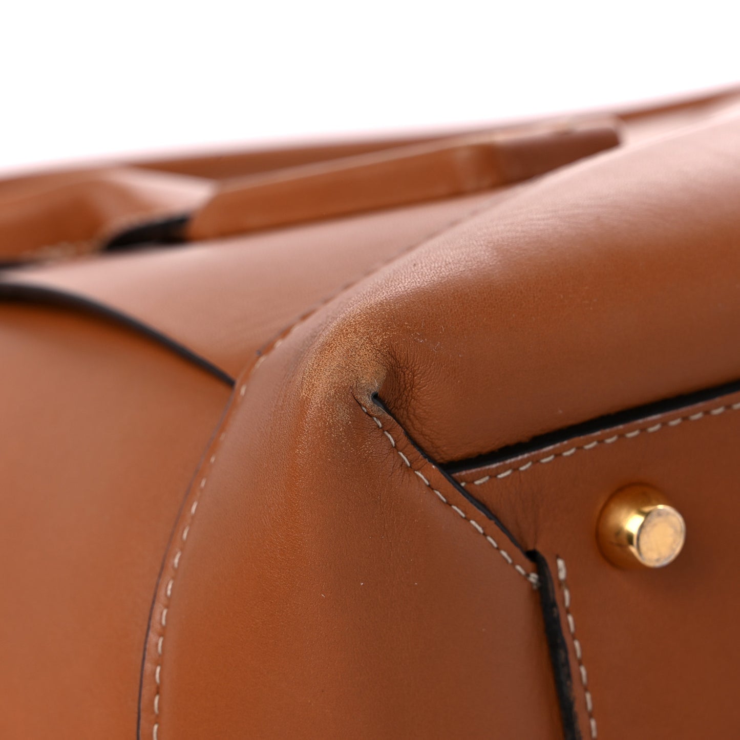 French Calfskin Maxi Intrecciato Large Arco Wood