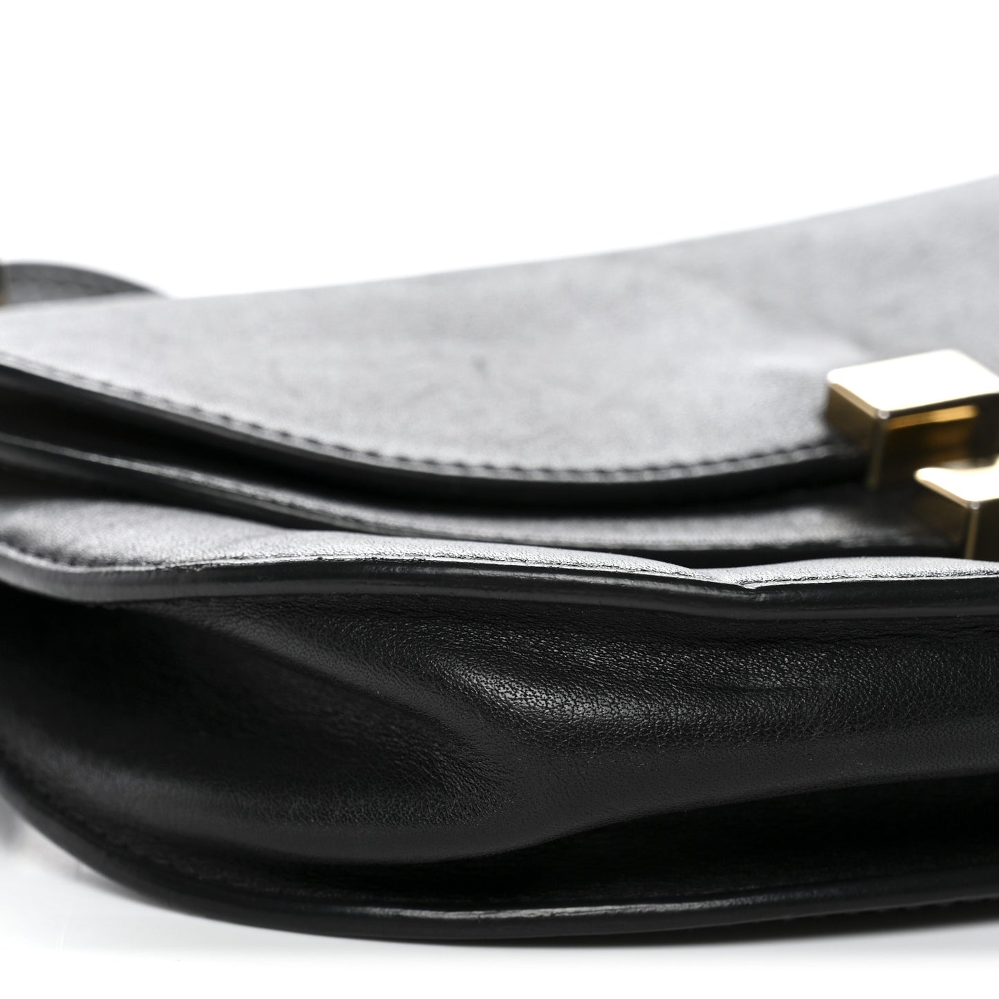 Calfskin Georgia Crossbody Bag Black