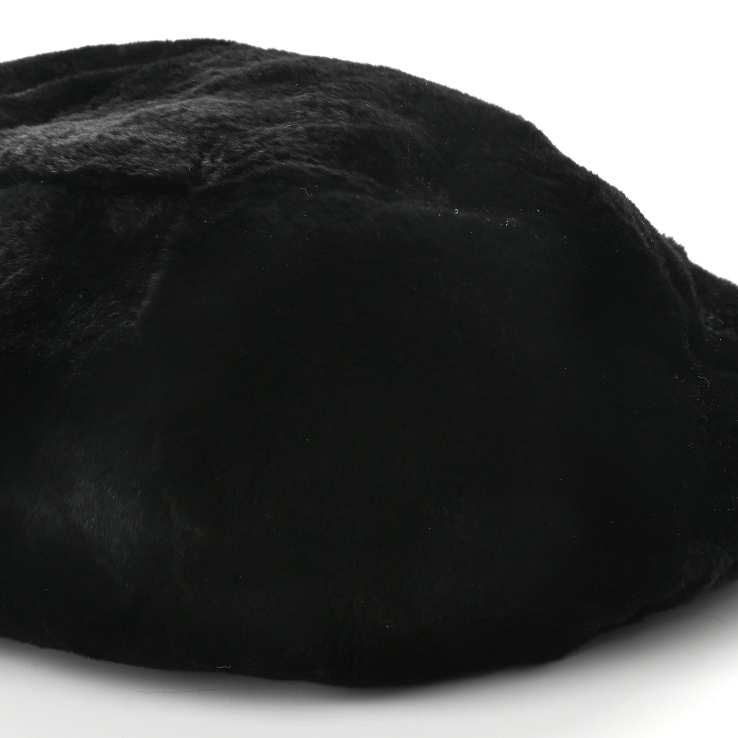 Chanel Lapin Rabbit Fur Shoulder Bag Black 10 of 11