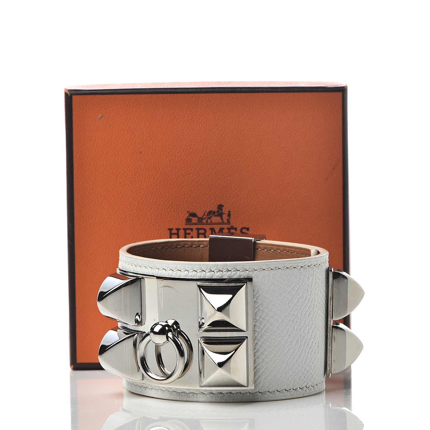 Epsom Collier de Chien CDC Bracelet S White