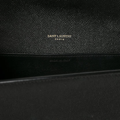 Saint Laurent Grain De Poudre Uptown Chain Wallet Black 7 of 9