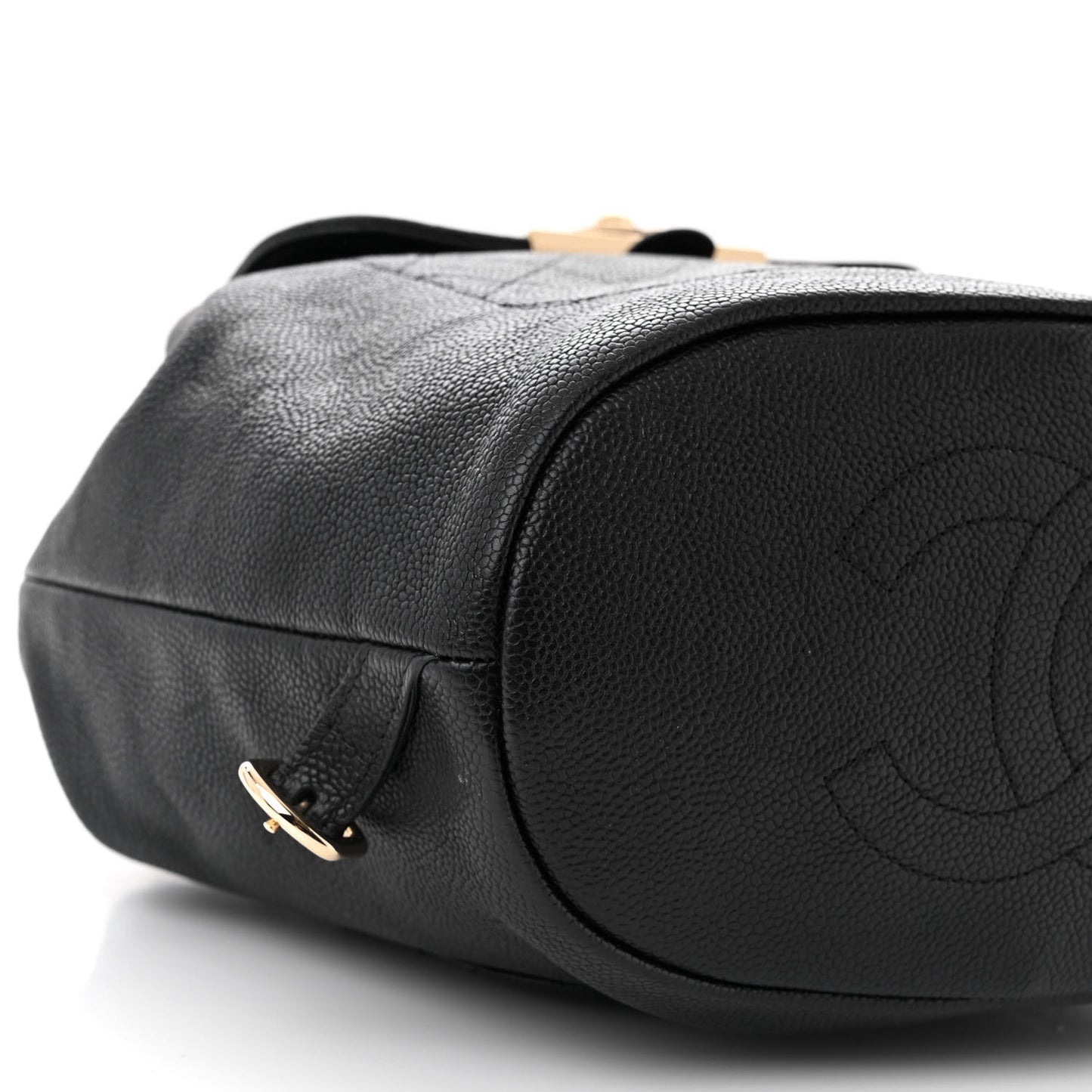 Caviar Quilted Backpack Black